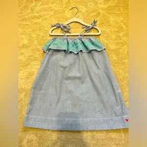 3Y Pink Chicken Sun Dress